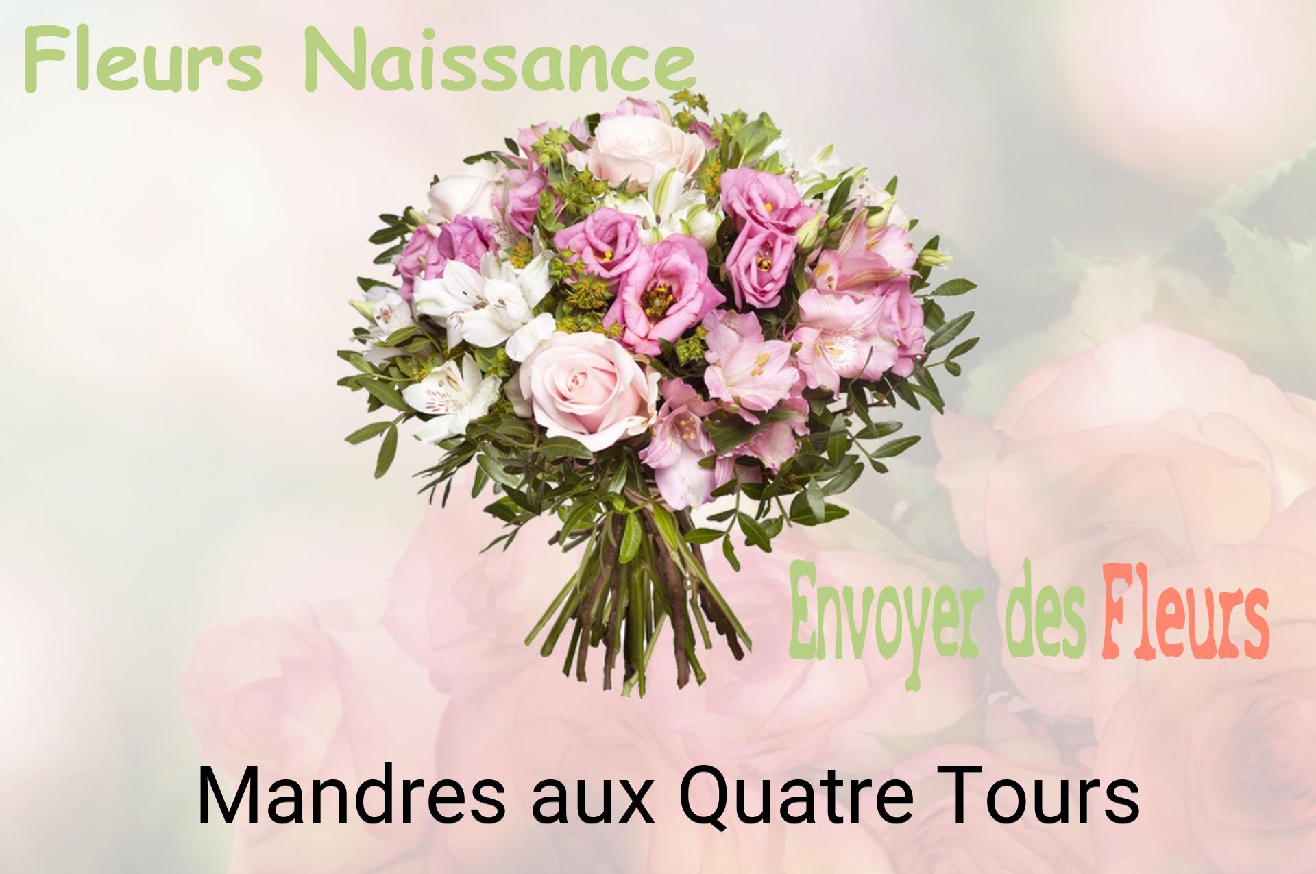 Bouquet de fleurs de naissance livré à Mandres-aux-Quatre-Tours